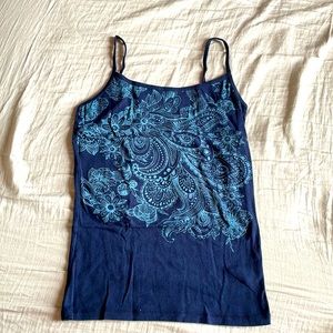 cute blue cami